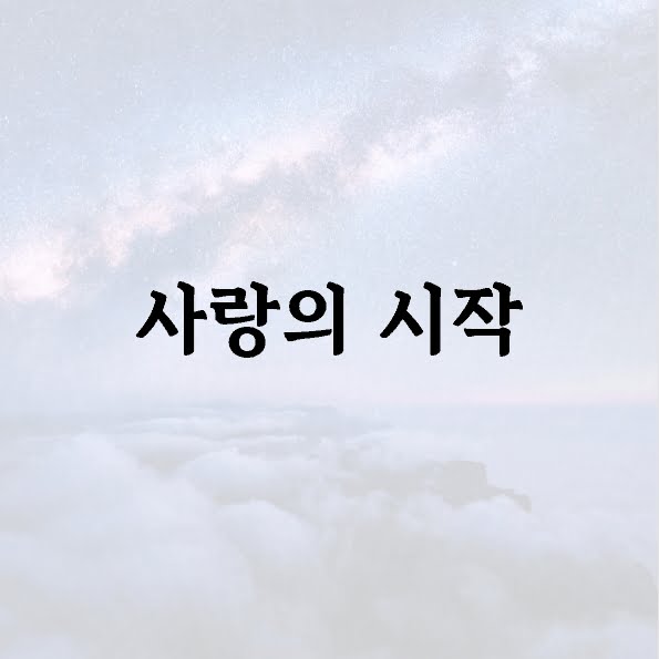 사랑의 시작