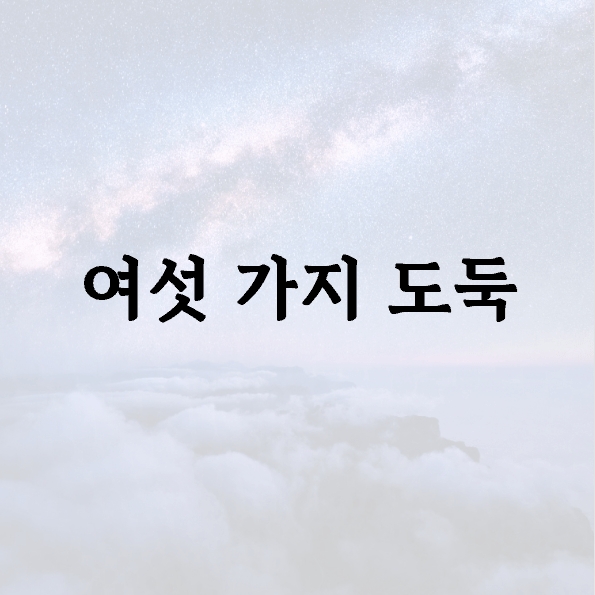 여섯 가지 도둑