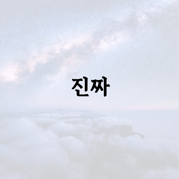 진짜
