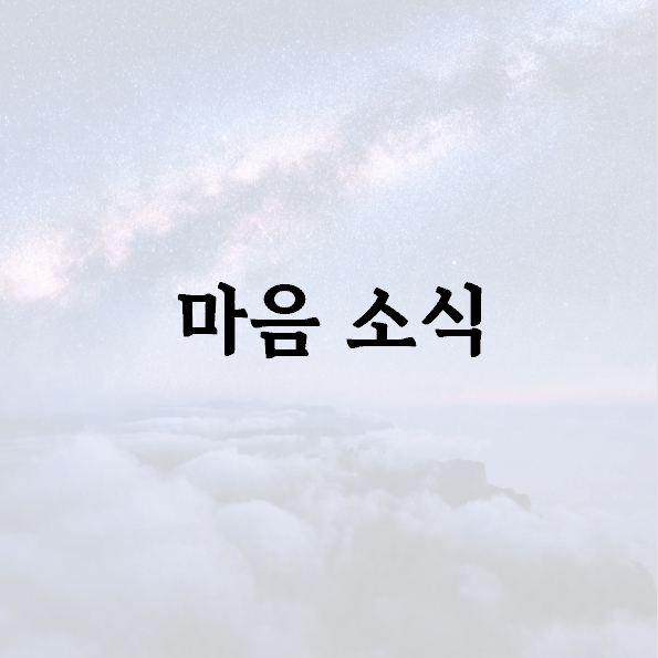 마음 소식